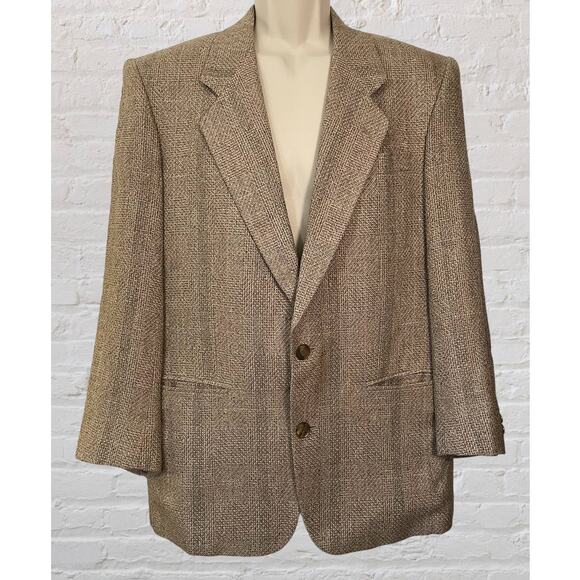 Countess Mara Other - Countess Mara, 100% Silk Blazer, Sportcoat, Neutral, Soft,2 button, Men's 38S